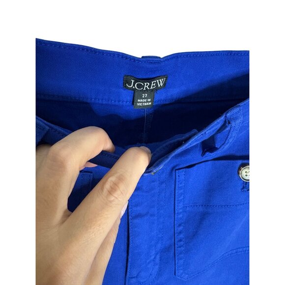 NWT J. Crew Sailor Slim Wide-Leg Chino Pant In Harbor View-sz 27 - Picture 4 of 10